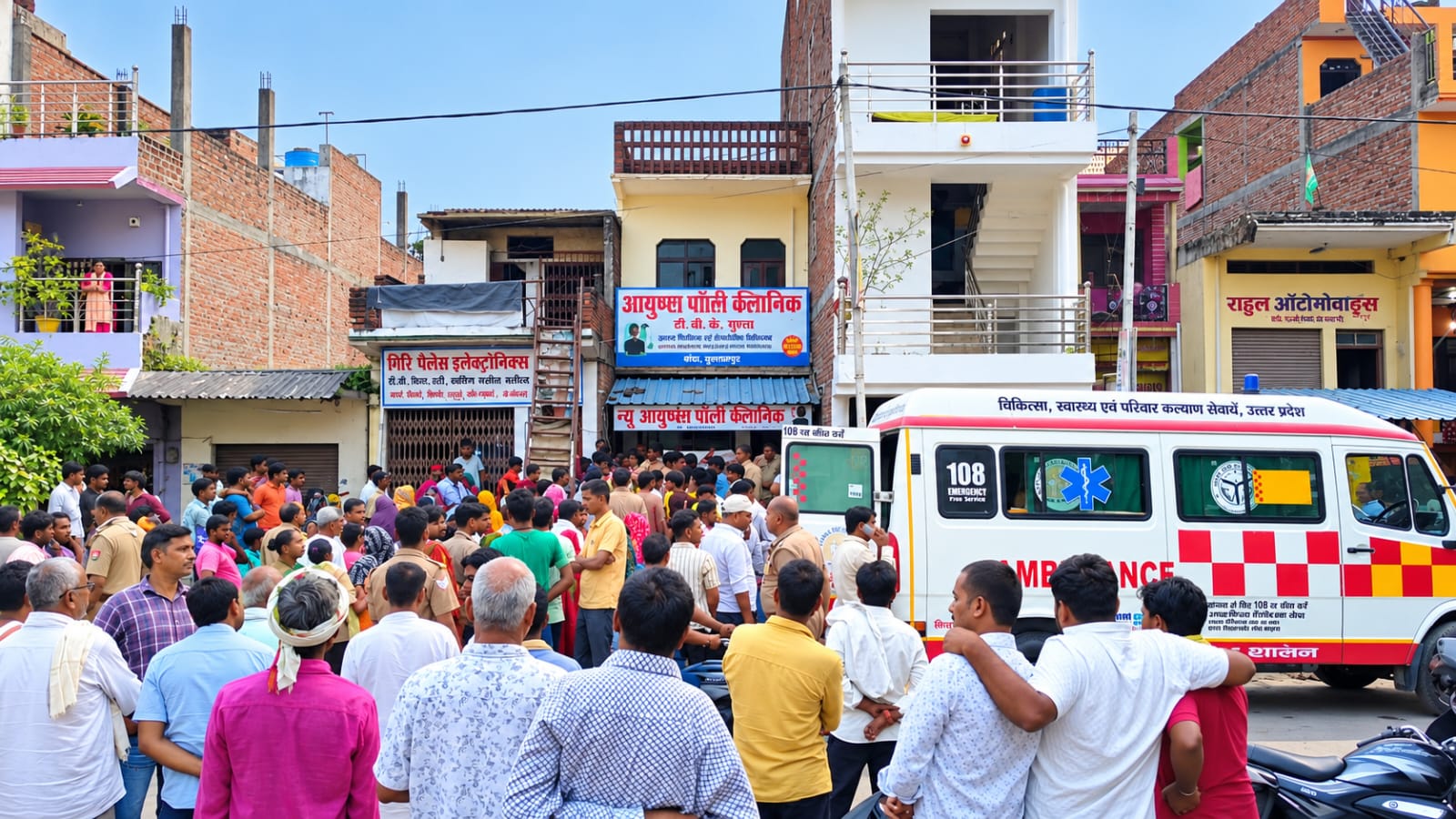 सुल्तानपुर चांदा नवजात की मौत पर अस्पताल में हंगामा…