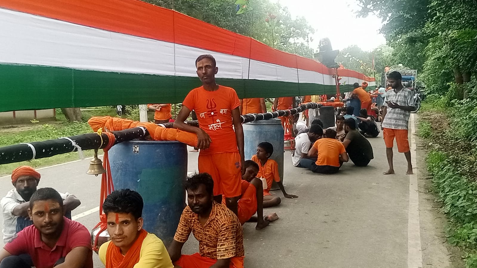 *धोपाप से निकली 171 फिट लम्बी कांवड़ यात्रा*