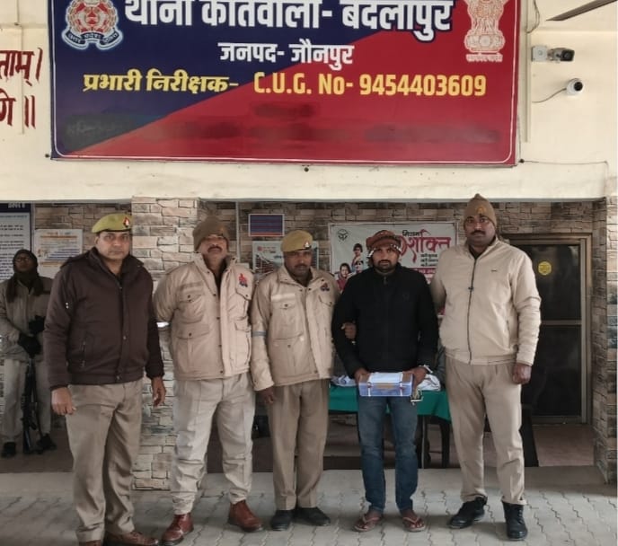 *मिरषादपुर नहर पुलिया से एक अभियुक्त हुआ गिरफ्तार*
