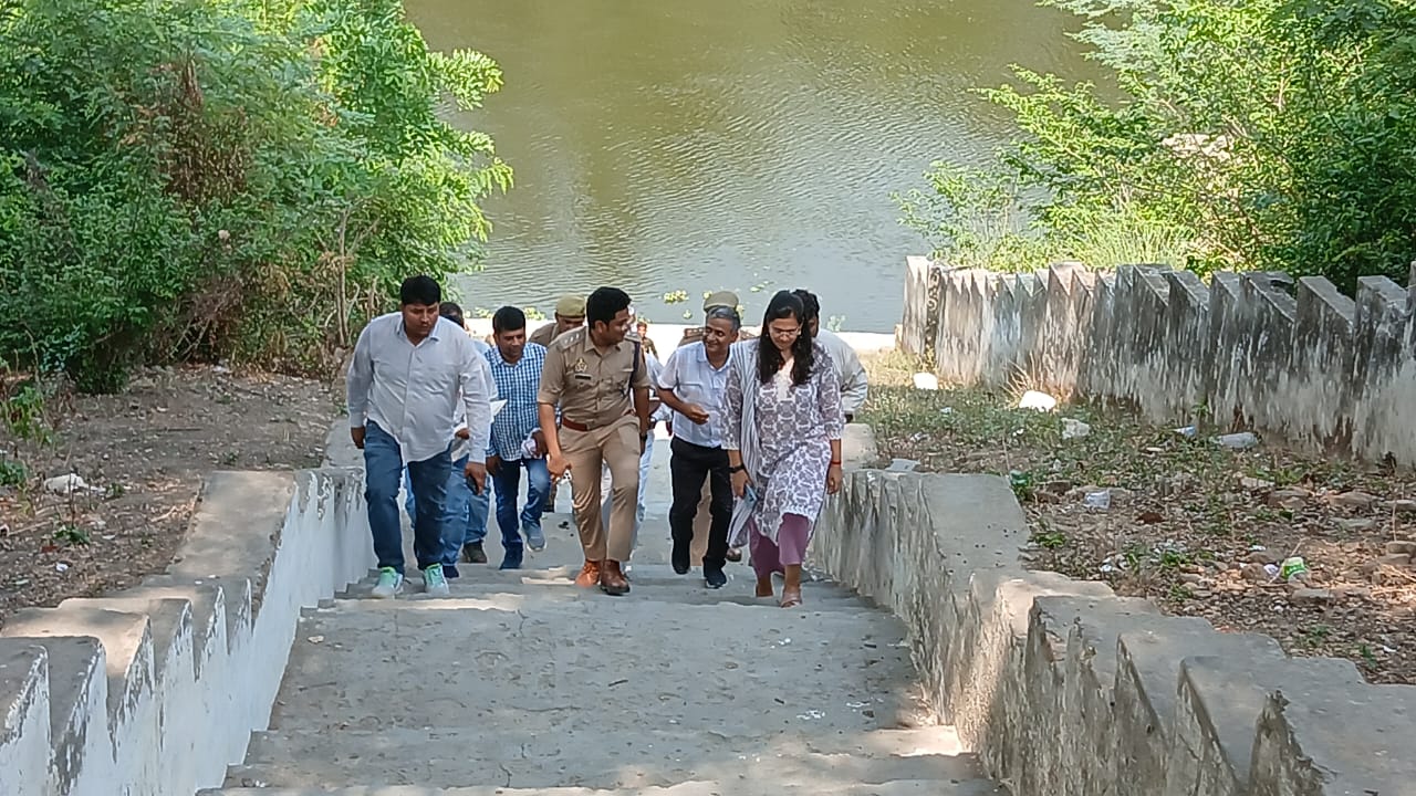 *गंगा दशहरा के कार्यक्रम की तैयारियों का किया स्थलीय निरिक्षण*