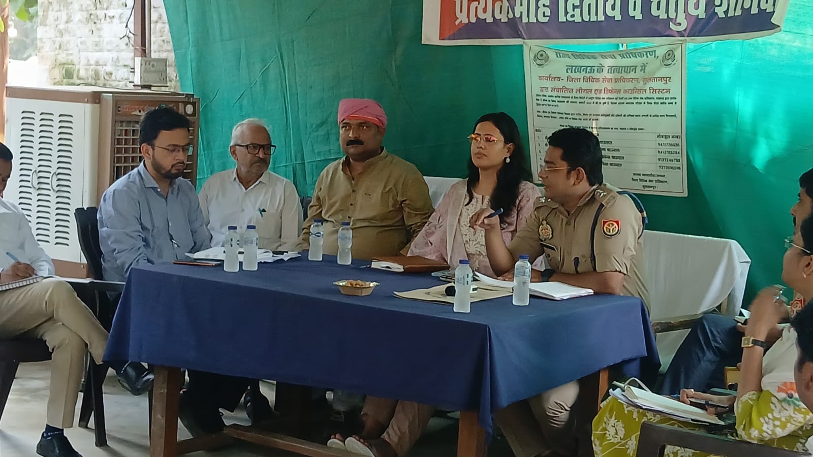 उपजिलाधिकारी गामिनी सिंगला व क्षेत्राधिकारी अब्दुस सलाम खान की अध्यक्षता में हुई बैठक