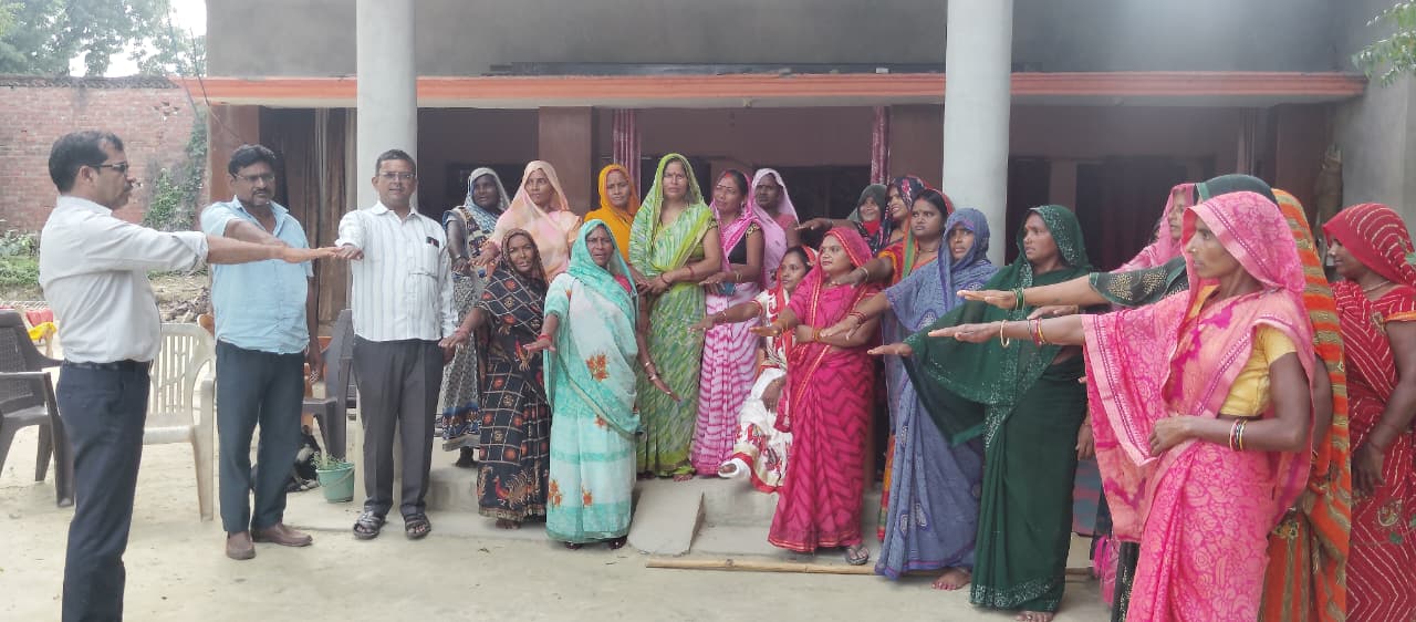 ट्रस्ट ऑफ पीपल द्वारा लगाया गया प्रशिक्षण शिविर