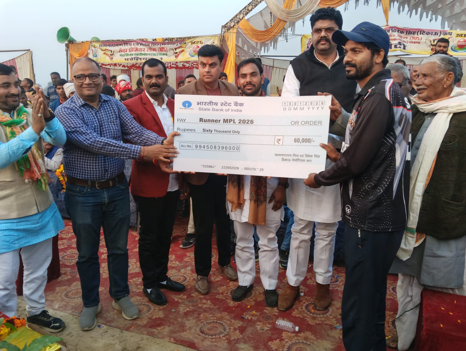 फाइनल में ब्लैक टाइगर बंधवा को हराकर लखनेपुर बनी चैंपियन, टीम बनी लखपती