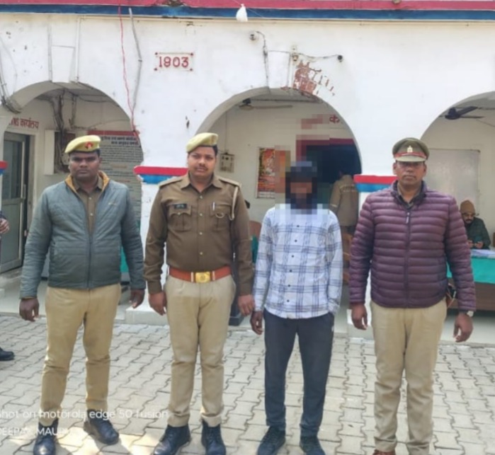 *प्रतापगढ़ पुलिस ने दुष्कर्म के एक मामले में ₹10000 के इनामी अभियुक्त विवेक शर्मा को किया गिरफ्तार*