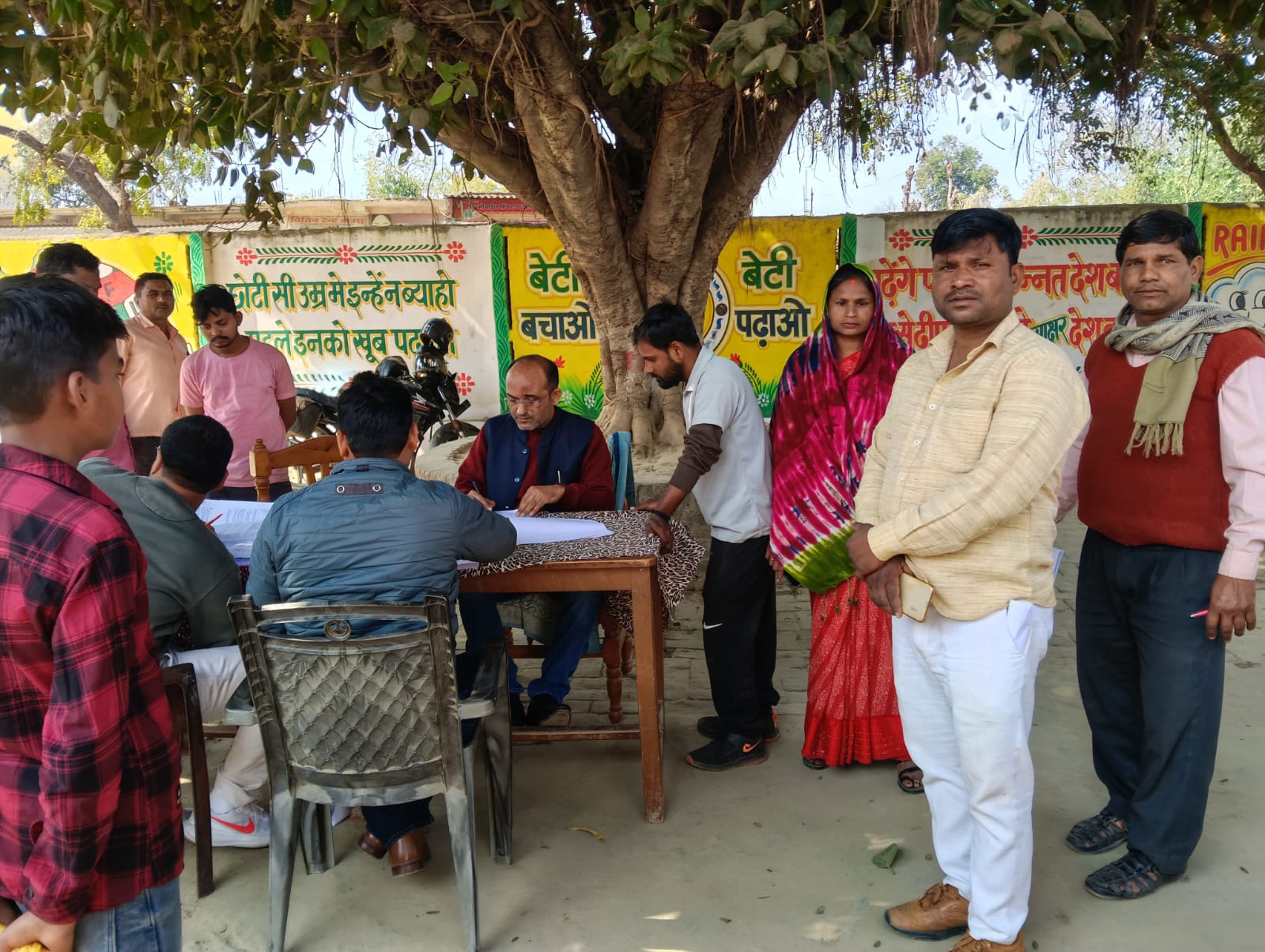 जमऊपट्टी में SIR सर्वेक्षण का सघन अभियान