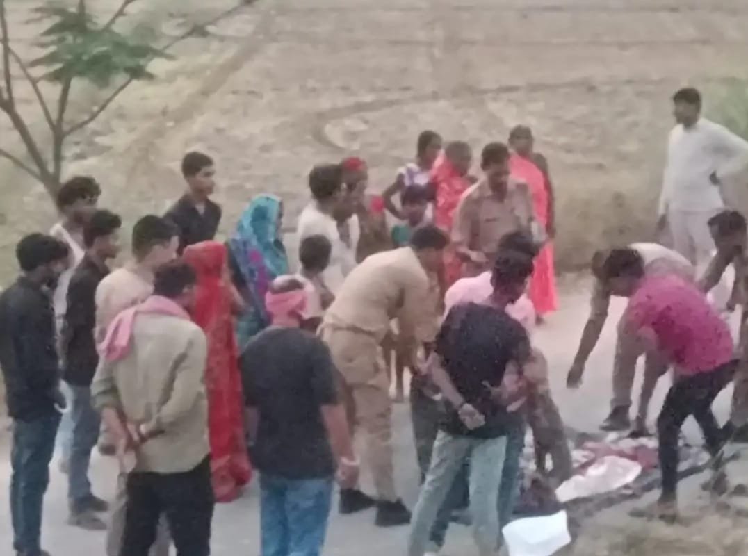 डीसीएम ट्रक की चपेट में आने से वृद्ध महिला की मौत